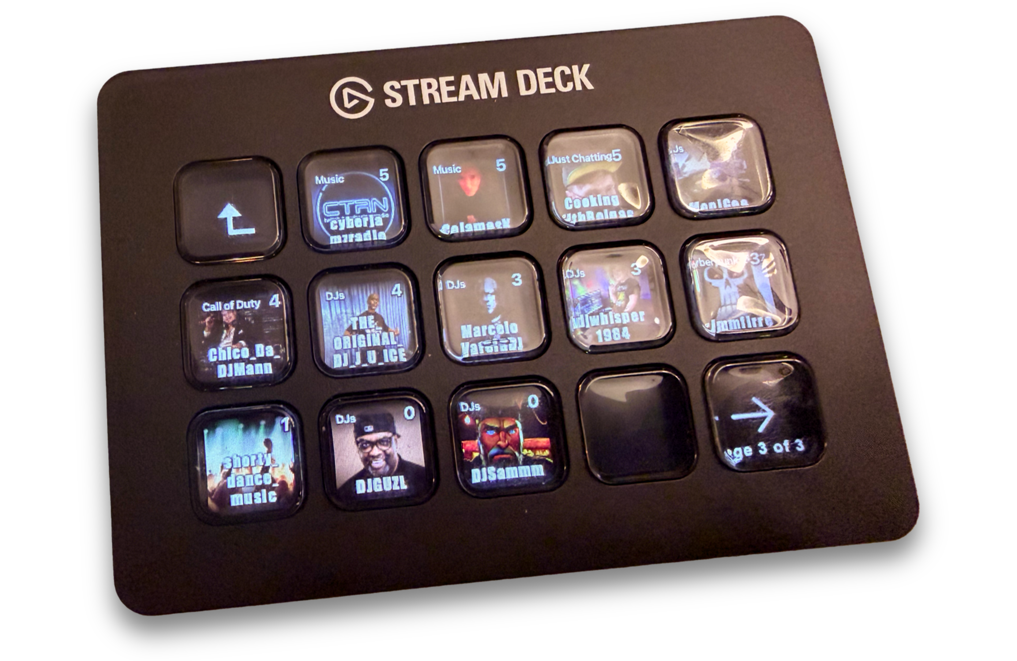 Stream Deck with plugin loaded