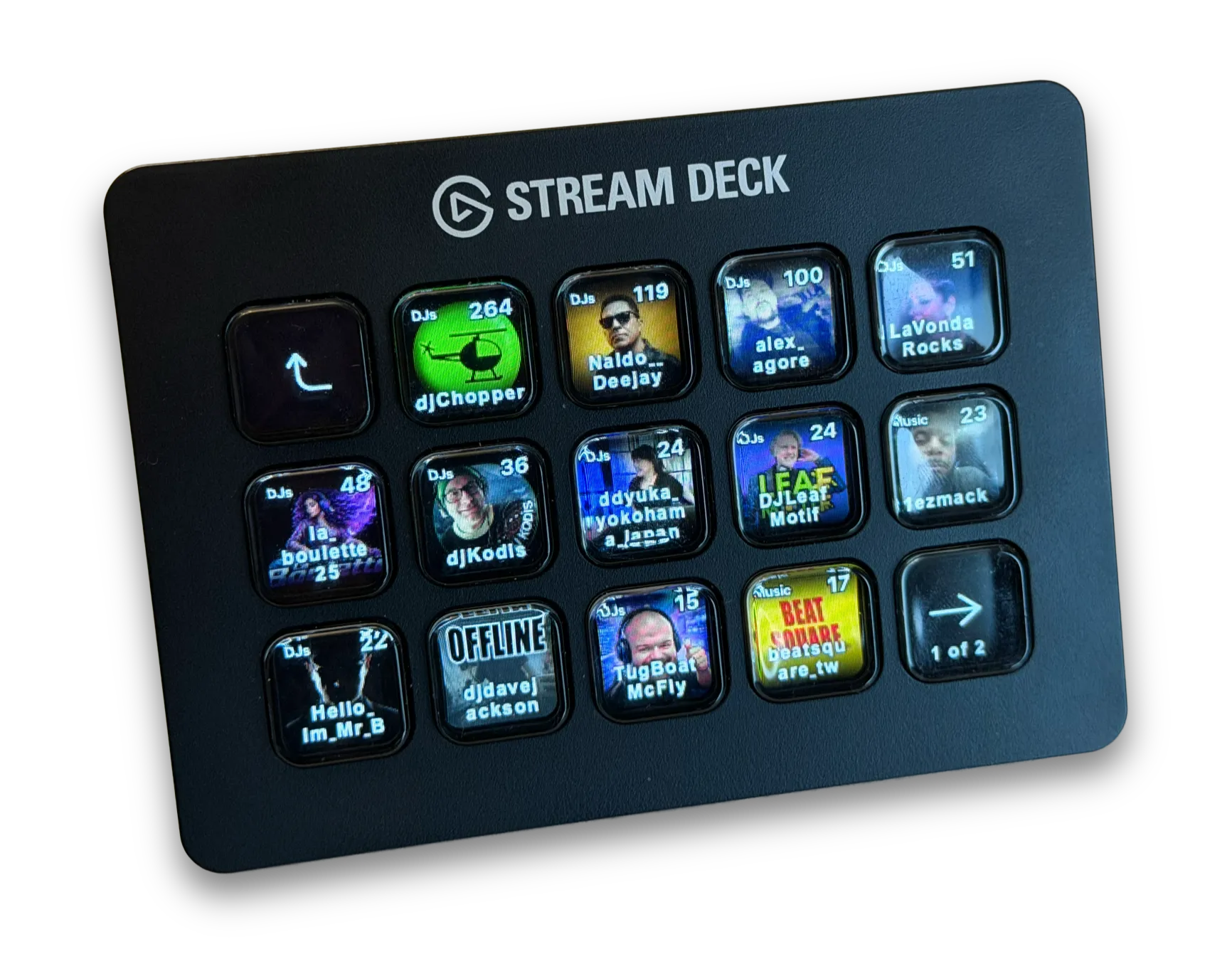 Stream Deck with plugin loaded